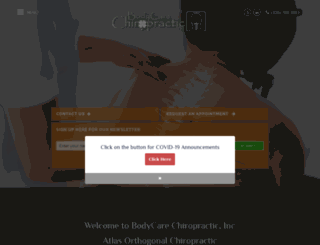 bodycarechiropracticinc.com screenshot