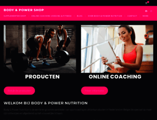 bodyenpower.nl screenshot