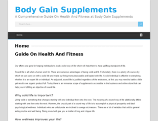 bodygainsupplements.com screenshot
