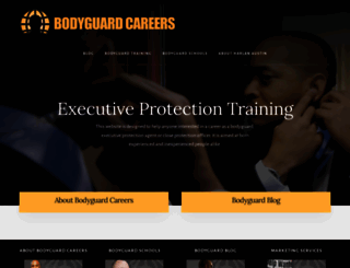 bodyguardcareers.com screenshot