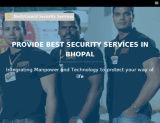 bodyguardsecurityservices.in screenshot