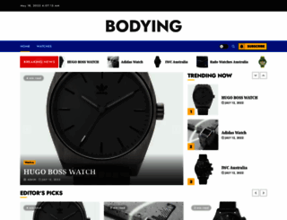 bodying.com.au screenshot