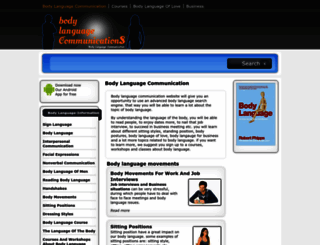 bodylanguagecommunication.com screenshot