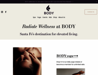 bodyofsantafe.com screenshot