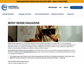 bodysensemagazine.com screenshot