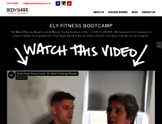 bodyshapefitnesscamp.co.uk screenshot