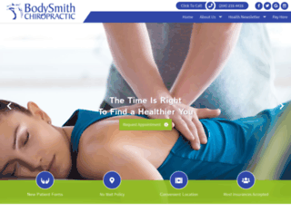 bodysmithchiropractic.com screenshot