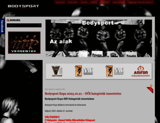 bodysport.hu screenshot
