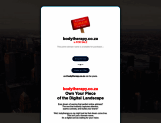 bodytherapy.co.za screenshot