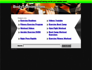 bodytraining.com screenshot