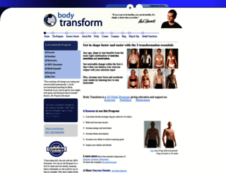 bodytransform.co screenshot