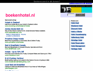 boekenhotel.nl screenshot