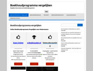 boekhoudprogramma-vergelijken.com screenshot