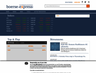 boerse-express.com screenshot