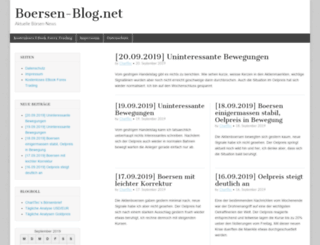 boersen-blog.net screenshot