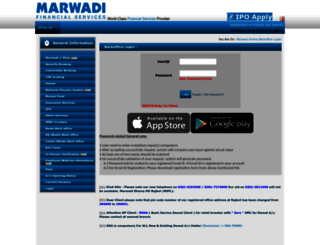 boffice.marwadionline.com screenshot