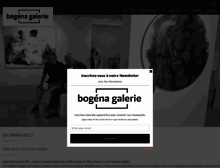 bogena-galerie.com screenshot