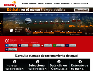 bogota.gov.co screenshot