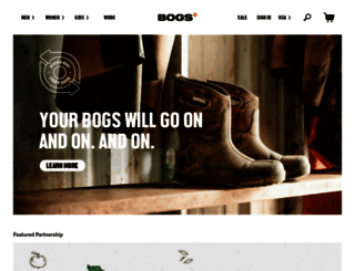 bogsfootwear.com screenshot
