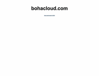 bohacloud.com screenshot