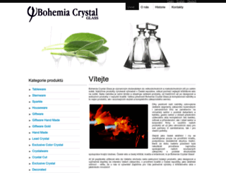 bohemiacrystalglass.cz screenshot