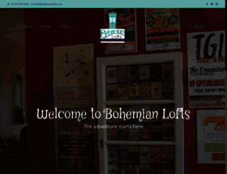 bohemianlofts.com screenshot