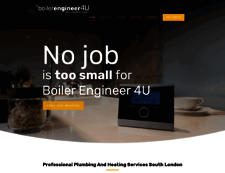 boilerengineer4u.co.uk screenshot