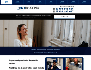 boilerrepairsdartford.com screenshot