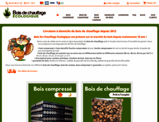 bois-de-chauffage-ecologique.fr screenshot