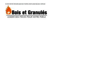 bois-et-granules.com screenshot