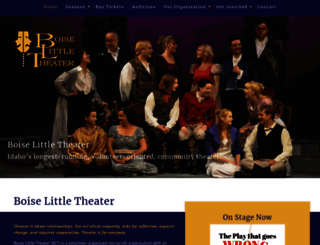 boiselittletheater.org screenshot