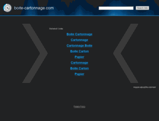 boite-cartonnage.com screenshot