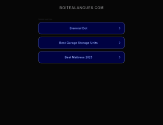 boitealangues.com screenshot