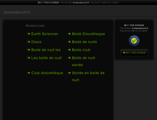 boitesdenuit.fr screenshot