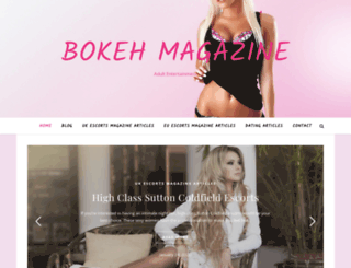 bokehmagazine.com screenshot
