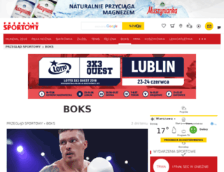 boks.przegladsportowy.pl screenshot