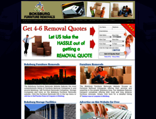 boksburgfurnitureremovals.co.za screenshot