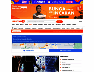 bola.liputan6.com screenshot