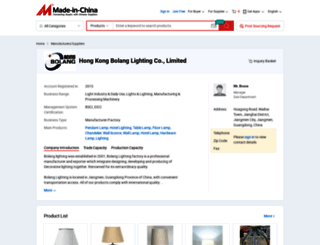 bolanglighting.en.made-in-china.com screenshot
