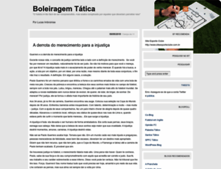 boleiragemtatica.wordpress.com screenshot