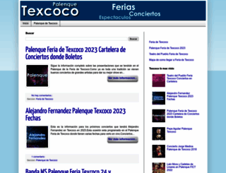 boletospalenquetexcoco.blogspot.com screenshot
