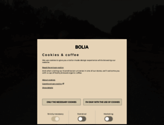 bolia.com screenshot