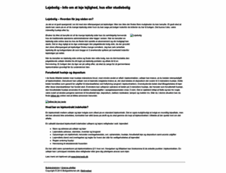 boligsektionen.dk screenshot