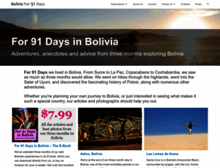 bolivia.for91days.com screenshot