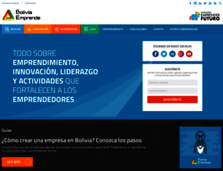 boliviaemprende.com screenshot