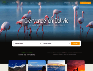 bolivievoyages.com screenshot