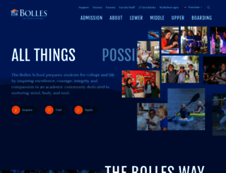 bolles.org screenshot