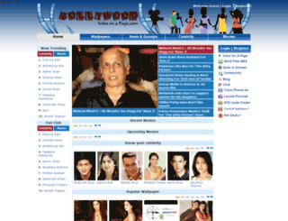 bollywood.indiaonapage.com screenshot