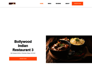 bollywoodindianrestaurant3.com screenshot