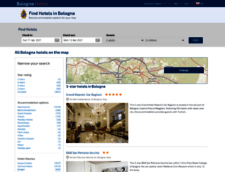 bologna-hotels.org screenshot